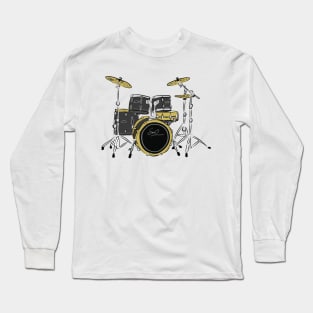 Drum kits art Long Sleeve T-Shirt